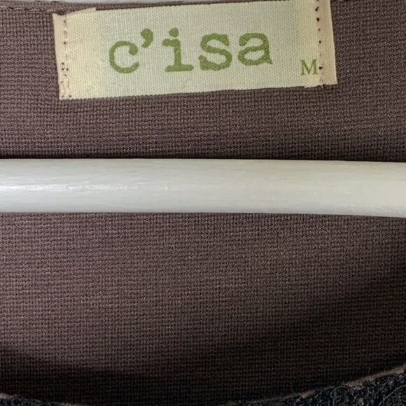 Cisa Dress Womens Sz Medium Mini Sheath Pencil Colorblock Lace Fall Casual Work - Picture 8 of 9